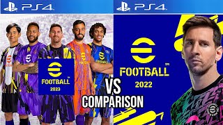 eFootball 2023 Vs 2022 PS4 [upl. by Cerveny]