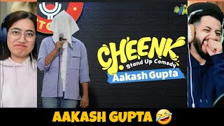 Cheenk  StandUp Comedy  Aakash Gupta Reaction [upl. by Atelahs]