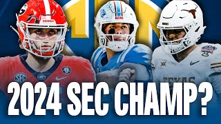 Way Too Early 2024 SEC Champion Prediction Georgia LSU Ole Miss or Texas [upl. by Nnep]