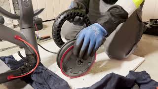 How to Replace Solid Tire in a minute  30 sec on Xiaomi Wheels  EWheels  ClassyWalk  English [upl. by Eirrol]