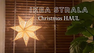 【Christmas HAUL】IKEAストローラ星ライト｜STRALA｜ランプシェード｜組み立て｜niko and tree｜francfranc ornament｜IKEA購入品｜クリスマス｜北欧 [upl. by Rufe]