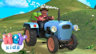 Es fährt ein Traktor auf der Farm  Lied vom blauen Traktor für Kinder  HeyKids Kinderlieder TV [upl. by Rambow339]