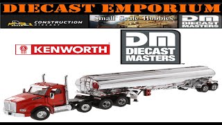 150 Scale Diecast Masters Kenworth T880 Day Cab with Heil Fleet Duty Tanker Trailer [upl. by Llemej]