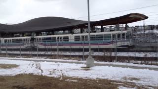 Calgary CTrain Siemens U2 trains at SomersetBridlewood station HD [upl. by Beutler769]