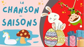 Apprendre les 4 saisons en Français pour enfant  Comptine  Bébé amp Maternelle ✅ [upl. by Herwick473]