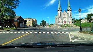 V104 Driving in Edmundston NB Canada Aug 2022 [upl. by Brade867]