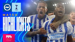 HIGHLIGHTS  Brighton v Tottenham  Premier League [upl. by Sivam]