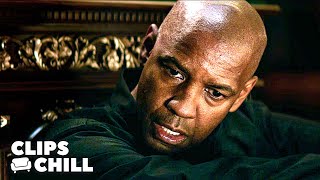 Combat extrême contre le gang russe  Equalizer Denzel Washington [upl. by Hnahc]