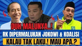 DUH MALUNYA RIDWAN KAMIL DI PERMALUKAN JOKOWI amp KOALISI KIM PLUS KALAU TAK LAKU MAU APA PILKADA [upl. by Natlus]