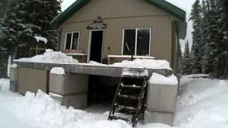 Quartz Cabin Nov 7 2008 – Snowmobiling in Golden BC [upl. by Tnafni555]