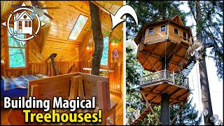 Tree House Village He built his lifelong dream in his woods [upl. by Sand]