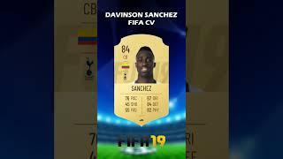 DAVINSON SANCHEZ FIFA CARD EVOLUTION [upl. by Rye]