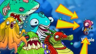 EatMeio Most Powerful Top 5 Fishes Unlocked amp Evolve World Biggest Sea Fish Monster Duel Battle [upl. by Arron489]