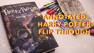 ANNOTATED HARRY POTTER FLIP THROUGH ✨ [upl. by Meuser]