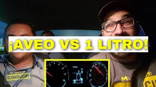 PRUEBAS DE CONSUMO CHEVROLET AVEO VS 1 LITRO DE GASOLINA [upl. by Leisha]