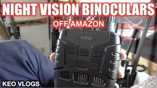 Night Vision Binoculars Off Amazon Great For Predator Hunting [upl. by Ettevi]