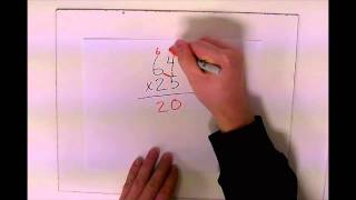 math  2 minute drill  partial products 2 digit by 2 digit [upl. by Esenwahs526]