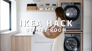 We Finished Our Utility  AN IKEA HACK [upl. by Akcire618]