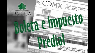 Boleta e Impuesto Predial [upl. by Llerrut]