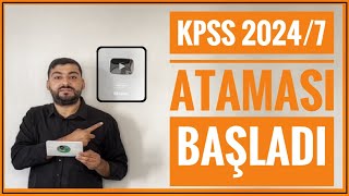 KPSS 20247 MERKEZİ ATAMASI BAŞLADI KENTSEL DÖNÜŞÜM BAŞKANLIĞI MÜLAKATSIZ 84 ATAMA [upl. by Annaoj]