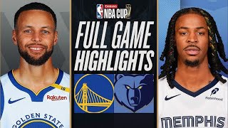 WARRIORS vs GRIZZLIES FULL GAME HIGHLIGHTS  EMIRATES NBA CUP  November 15 2024  NBA 2K25 [upl. by Nnanaej479]