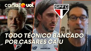 SÃO PAULO SORTE DE ZUBELDÍA É QUE TODOS OS TÉCNICOS BANCADOS POR CASARES CAÍRAM DISPARA ARNALDO [upl. by Mead443]