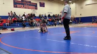 15 Vineland Vs Woodstown Schalick Pennsville Middle School Quad Wrestling [upl. by Neerac]