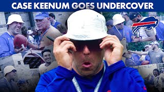 Case Keenum Goes UNDERCOVER At Buffalo Bills Training Camp [upl. by Lerrehs571]