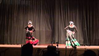 Madhuri Dixit Tribute Meenu Jayakrishnan and Lydia Manchery [upl. by Ardell]