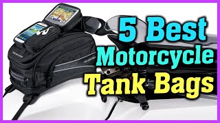 Top 5 Best Motorcycle Tank Bags for Luggage Storage Reviews In 2021 [upl. by Hau]