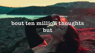 Alyssa Robi  10 Million Thoughts Lyric Video [upl. by Naillimxam]