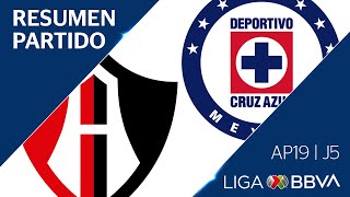 Resumen y Goles  Atlas vs Cruz Azul  Liga BBVA MX  Apertura 2019  Jornada 5 [upl. by Abrams892]