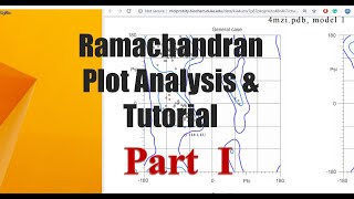 Ramachandran Plot Analysis amp Tutorial PART 1 [upl. by Hizar904]