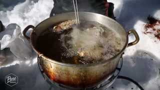 Fish Fry on the Ice  A Pure Muskoka Shore Lunch  Pure Muskoka [upl. by Alemap151]