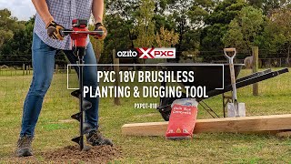 Ozito PXC 18V Brushless Planting amp Digging Tool PXPDT 018 [upl. by Anairuy]