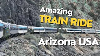 Amazing Train Ride in Clarkdale Arizona  Verde Canyon Railroad [upl. by Ahk]