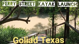 Kayaking Texas Launch spot 2 Goliad Texas [upl. by Ailene]