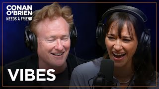 Rashida Jones Believes In Vibes  Conan OBrien Needs A Friend [upl. by Alekim]