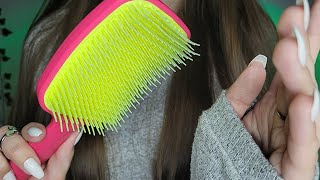 ASMR Hair Brushing 💆‍♀️🤤 No Talking [upl. by Duaner]