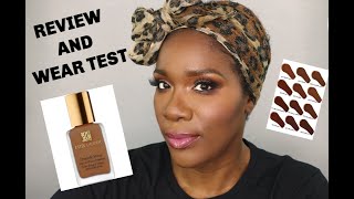 ESTEE LAUDER DOUBLE WEAR FOUNDATION REVIEWWEAR TEST [upl. by Drofwarc793]