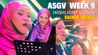 HIGHLIGHTS BACKING VOCAL CAM ALL STARS GEGAR VAGANZA  WEEK 9 allstarsgv gegarvaganza10 [upl. by Laeahcim]