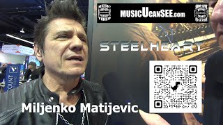 Miljenko Matijevic Steelheart NAMMshow2024 Interview musicUcanseecom [upl. by Nylodnew]