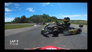 MIKA Race 7 Final 2024  Briggs LO206 Senior 332  Mosport Karting [upl. by Vanden]