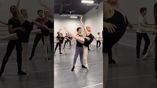 Partnering class with Slawomir 😭🤣 ballet balletclass balletdancer shorts [upl. by Bobbe]