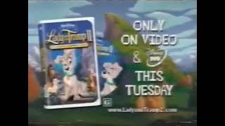 Lady and the Tramp 2 Scamps Adventure vhs commercial 2001 [upl. by Kcaz458]