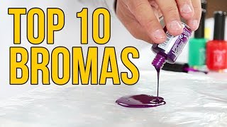 TOP 10 BROMAS 2017  Bromas para hacer a tus amigos Recopilación [upl. by Murdoch]