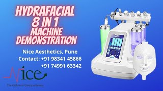 8 in 1 hydrafacial machine Demonstration [upl. by Anicnarf]