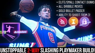 2WAY SLASHING PLAYMAKER BUILD WITH SHARP TAKEOVER NBA 2K22 NEXT GEN [upl. by Hallutama]