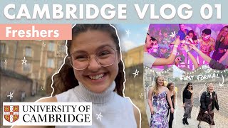 FRESHERS AT CAMBRIDGE  Jesus College Postgrad 🎓 MCR events Formal University Vlog ✨ [upl. by Ivan]