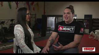 Gabi Garcia best MMA interview with Jenny SuShe [upl. by Luca965]